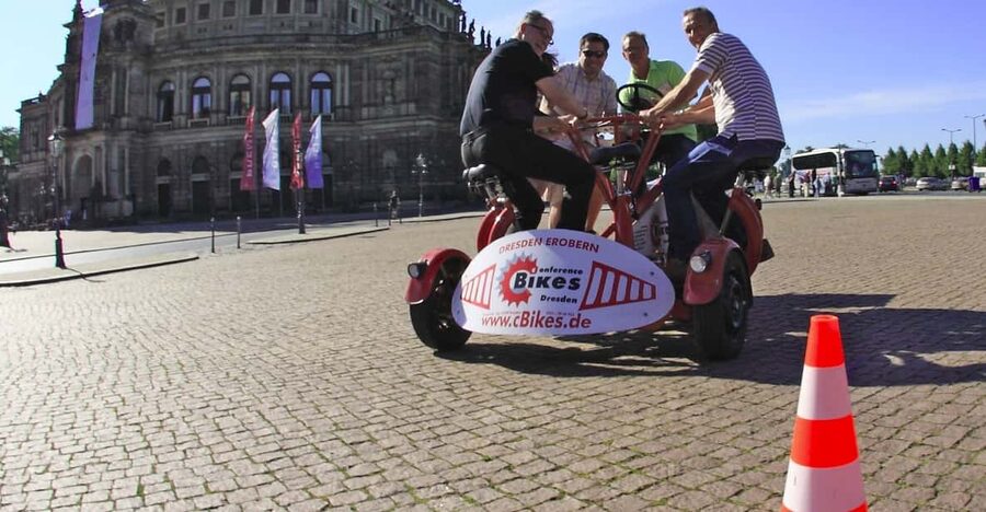 SRF CoBi | City Tour by ConferenceBike - Meeting at Albertinum, Salzgasse, Near Frauenkirche