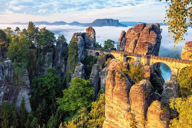The Best of Bohemian and Saxon Switzerland Day Trip from Dresden - Crossing toward Bohemian Switzerland: villages, river canyon, and famous spots