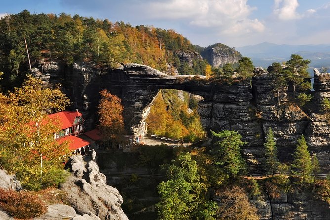 Top Full-Day Adventure: Bohemian & Saxon Switzerland from Dresden - Hřensko lunch under the cliffs, and a gentler pace