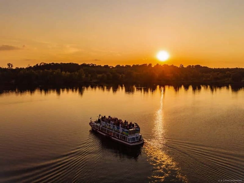 Tour on Lake Cospuden - The 3 rounds of Lake Cospuden, with stop times you can plan around