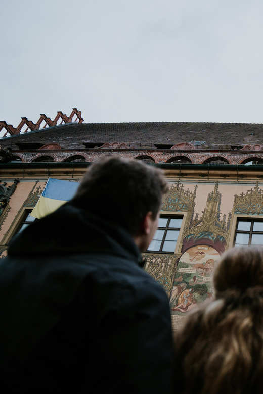 Ulm: Evening stroll through the old town - Ulm Minster exterior: learning the tower story while you can see it all