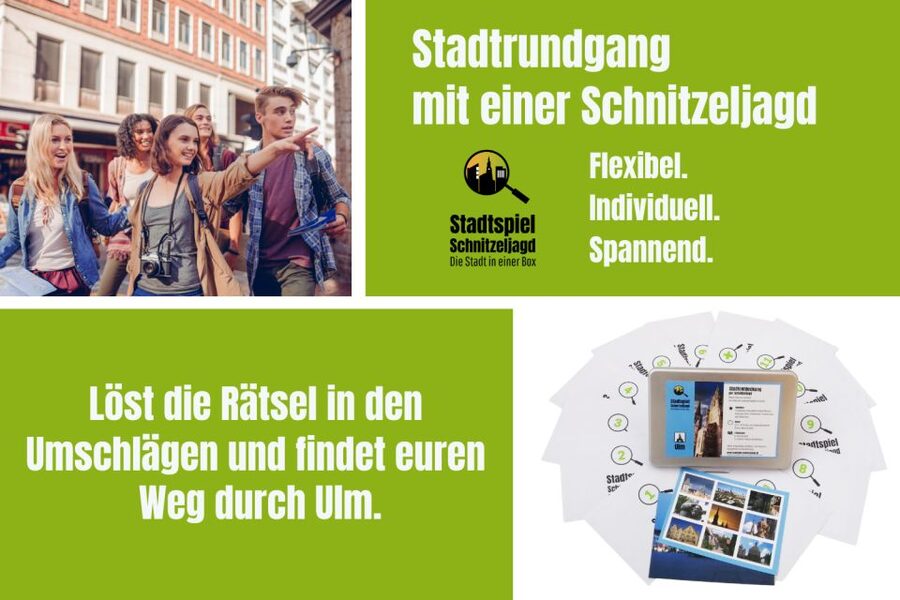 Ulm: Scavenger Hunt Self-Guided Walking Tour - Time on your feet: 210 minutes that you can make shorter or longer