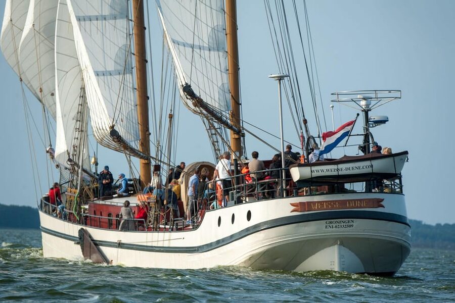 Usedom: Sailing tour on exclusive tall ship Thursday - Stepping aboard at Seesteg Neppermin, where the cruise begins