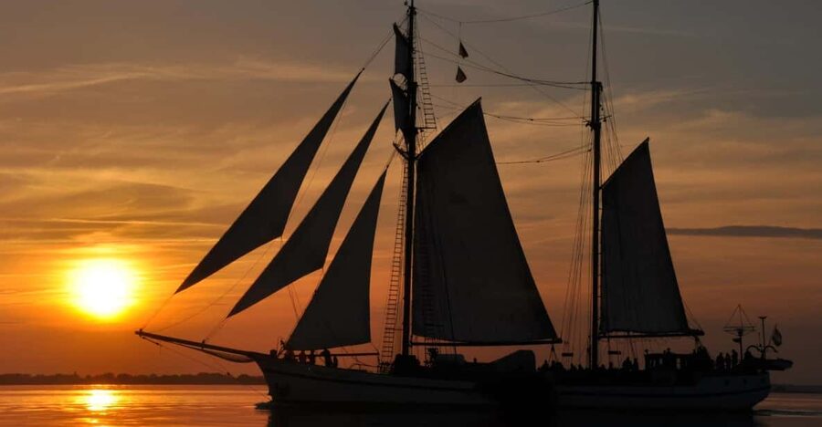 Usedom: Sailing tour on exclusive tall ship Thursday - Weisse Düne: the 45 m tall ship with real cargo-ship roots