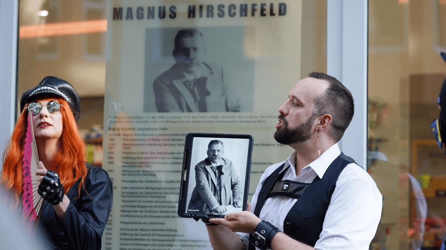 Where It All Began: Berlin’s Queer & Trans History Tour - Stop 9, Internationale Stele GEGEN DAS VERGESSEN: AIDS crisis, Berlin’s division, and activism that saved lives